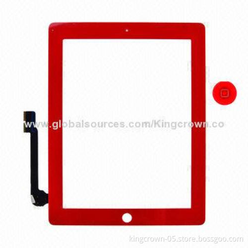 Original Touch Screen Digitizer for iPad 2/3/4, Blue/Pink/Red/Orange/Green